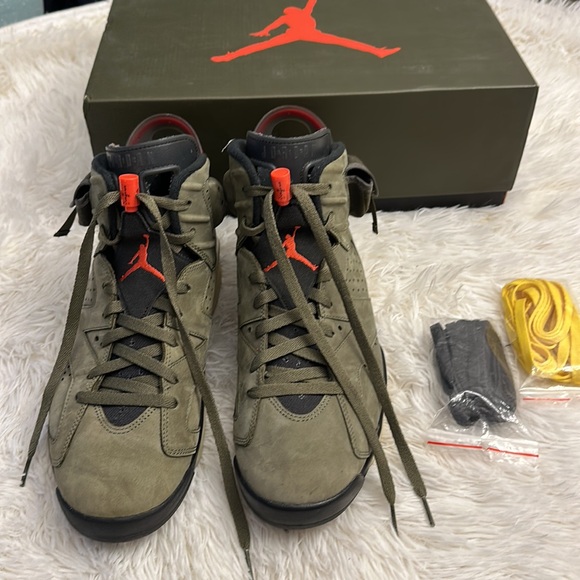 Air Jordan Retro 6 Cactus Jack Travis Scott Sneakers men size 11 CN1084-200 - Picture 2 of 10